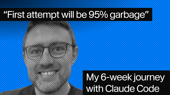 First attempt will be 95% garbage: 6 weeks with Claude Code
