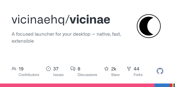 Show HN: Vicinae – A native, Raycast-compatible launcher for Linux
