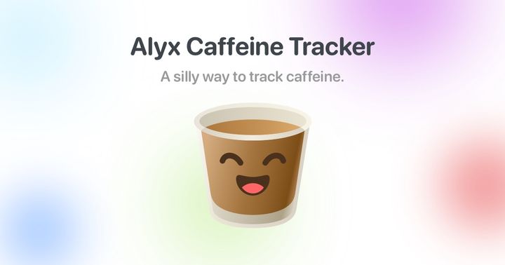 Show HN: Alyx, a caffeine tracker with no accountability