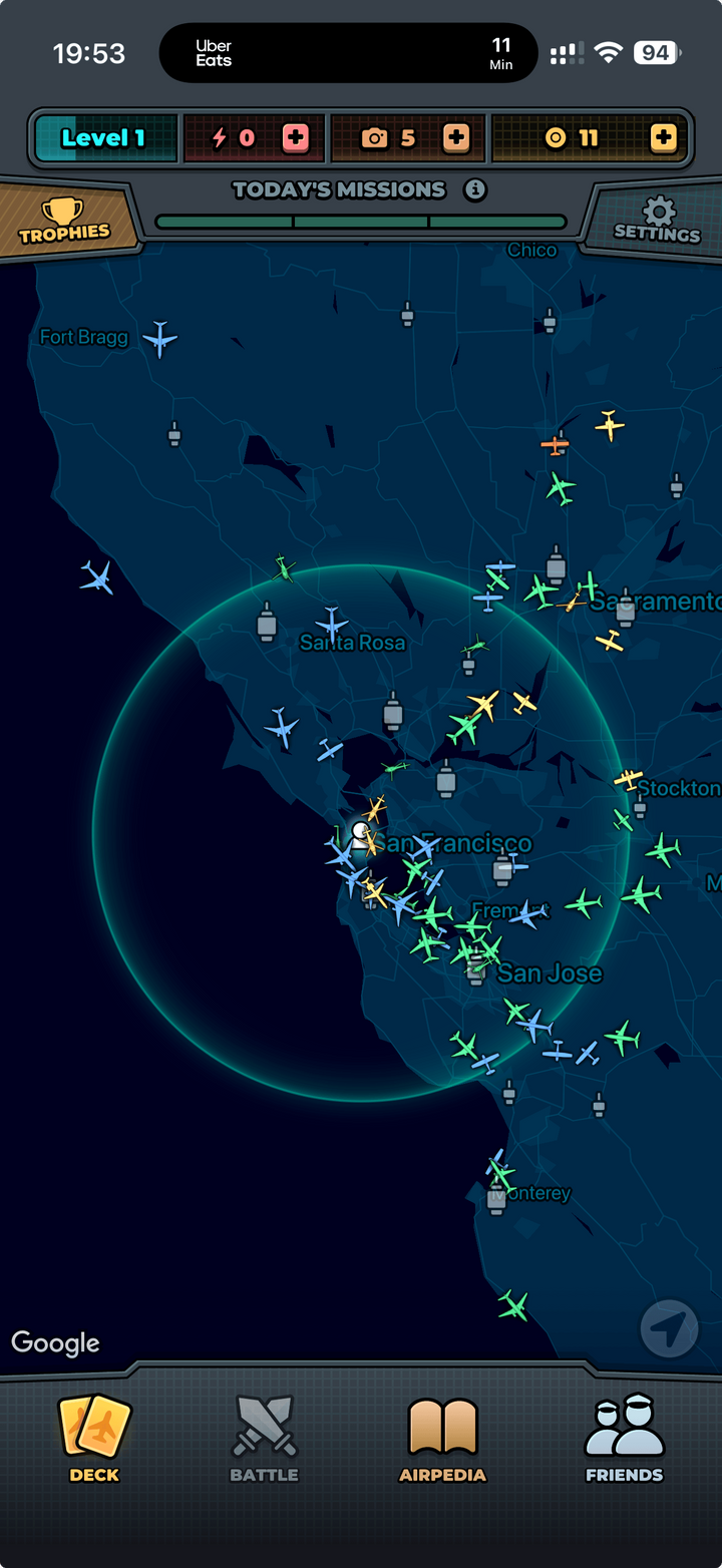 Reverse engineering a flight spotting app