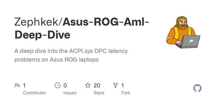 The Asus Gaming Laptop ACPI Firmware Bug: A Deep Technical Investigation