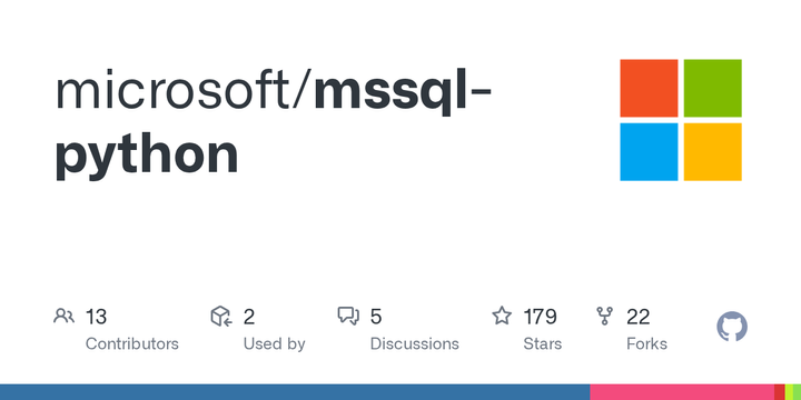 Microsoft Python Driver for SQL Server