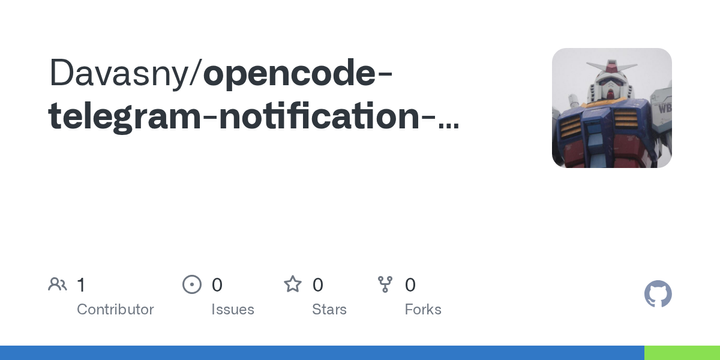 Show HN: I built opencode –> telegram notification plugin