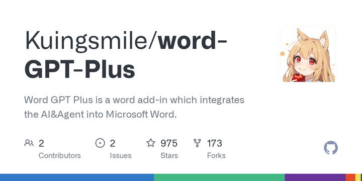 Show HN: Word-GPT-Plus – Integrate AI and Agent Directly into Word