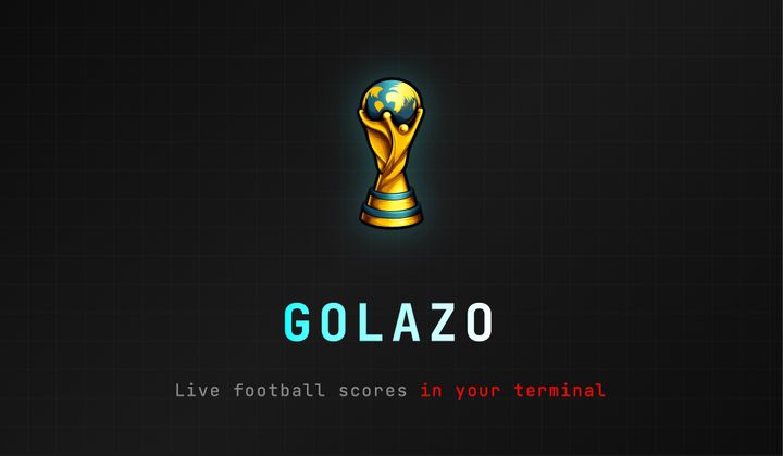 Show HN: Golazo – Live soccer updates in your terminal