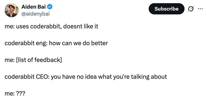 When someone says they hate your product