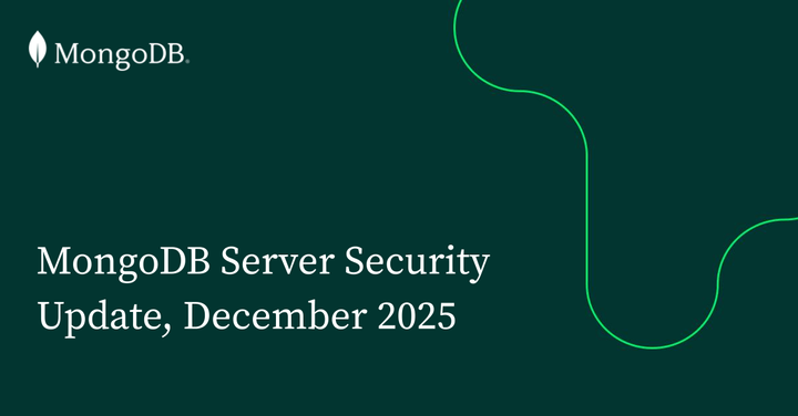 MongoDB Server Security Update, December 2025