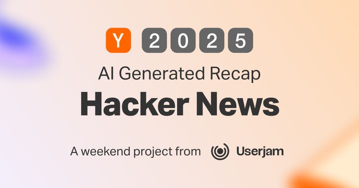 Show HN: Generate your personal HN recap for 2025