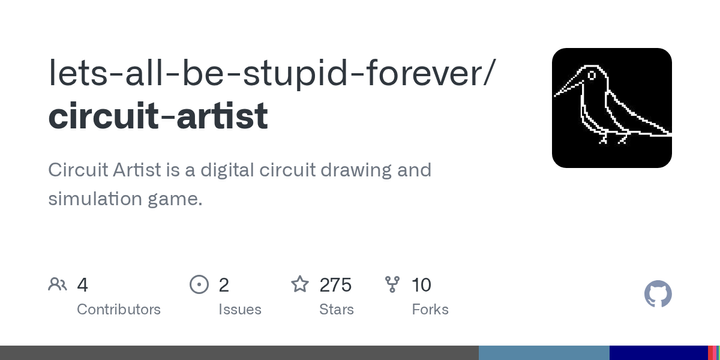 Show HN: Circuit Artist –Circuit simulator with propagation animation and rewind