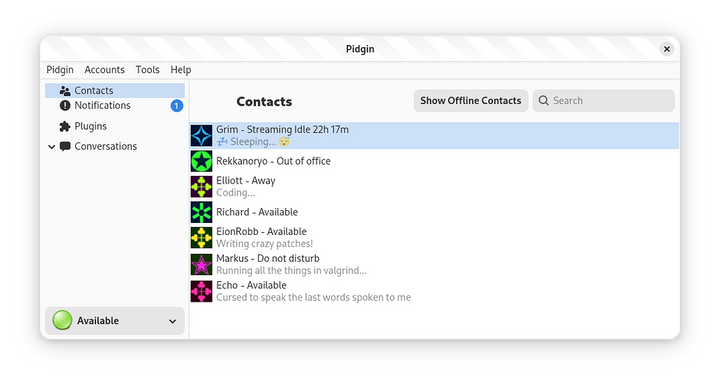 Pidgin 3.0 Experimental 5 (2.94.0) has been released