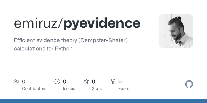 Pyevidence: Practical Evidence Theory