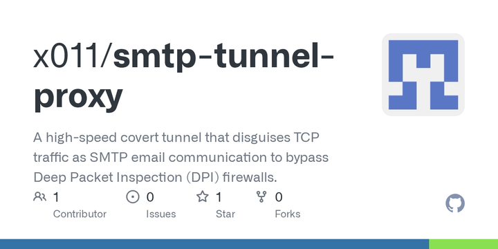 Show HN: SMTP Tunnel – A SOCKS5 proxy disguised as email traffic to bypass DPI