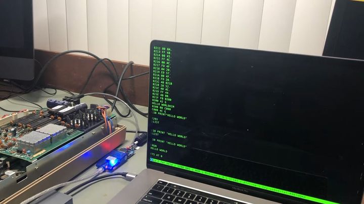 Commodore 64 floppy drive has the power to be a computer and runs BASIC