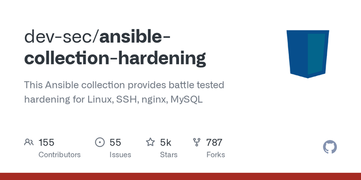 Ansible battle tested hardening for Linux, SSH, Nginx, MySQL