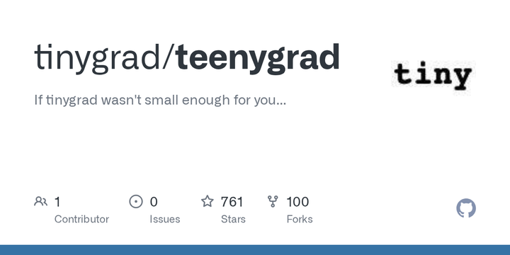 Teenygrad