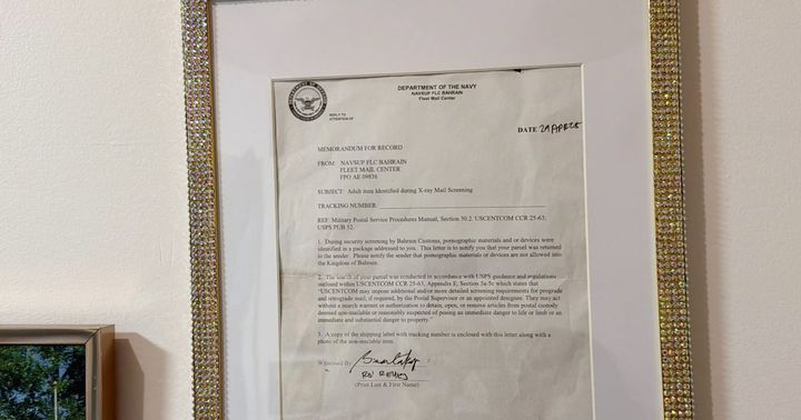 'Stop sending butt plugs to Bahrain'