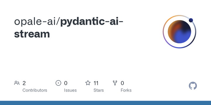 Show HN: Pydantic-AI-stream – Structured event streaming for pydantic-AI agents