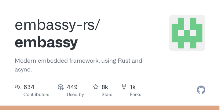 Embassy: Modern embedded framework, using Rust and async