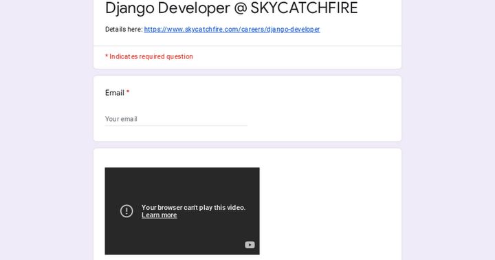 Senior Django Developers?