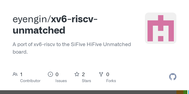 Show HN: Porting xv6 to HiFive Unmatched board