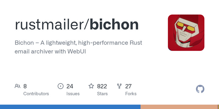 Bichon: A lightweight, high-performance Rust email archiver with WebUI