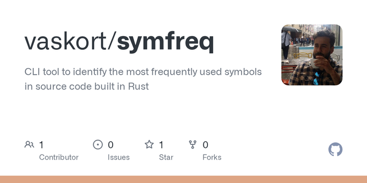 Show HN: Symfreq – Analyse symbol frequencies in code (Rust)