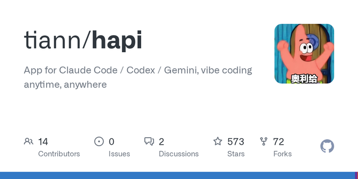 Show HN: HAPI - Vibe Coding Anytime, Anywhere