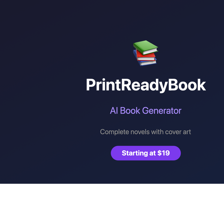 Show HN: PrintReadyBook