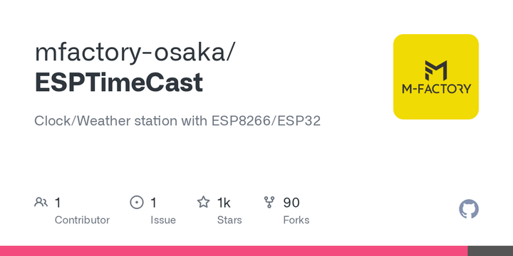 Show HN: ESPTimeCast – DIY WiFi Clock and Weather Station for ESP32 / ESP8266