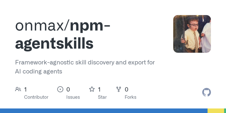 NPM-agentskills – Bundle AI agent documentation with NPM packages