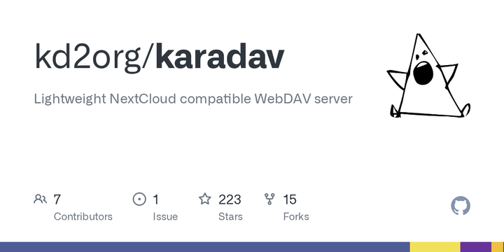KaraDAV – Lightweight Nextcloud compatible WebDAV server