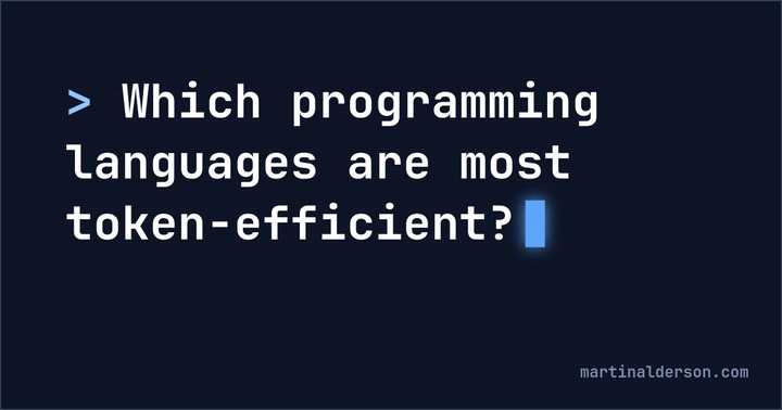 Which programming languages are most token-efficient?