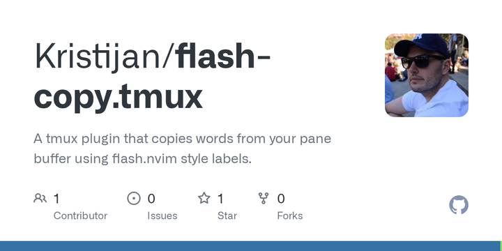 Show HN: flash.nvim, but for tmux…sort of