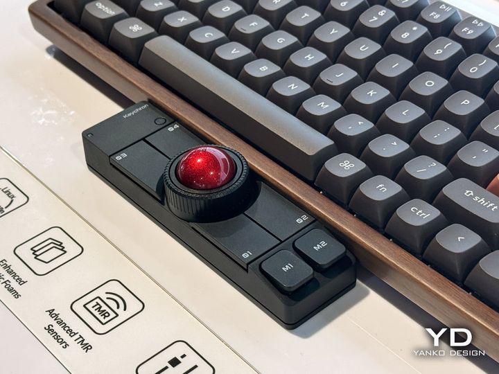 Keychron's Nape Pro turns your keyboard into a laptop‑style trackball rig