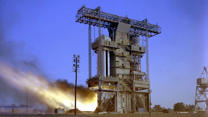NASA topples towers used to test Saturn rockets, space shuttle