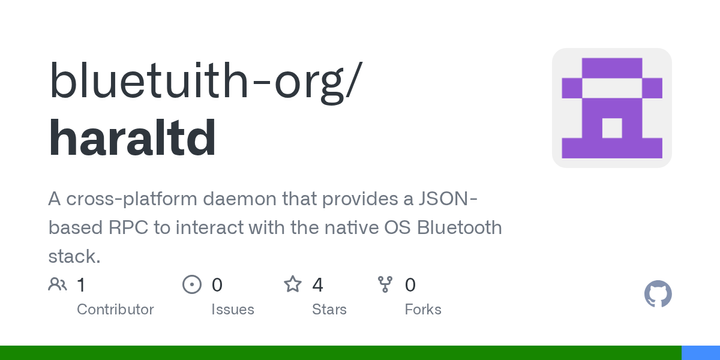 Show HN: Haraltd – A cross-platform Bluetooth daemon with a JSON-based RPC