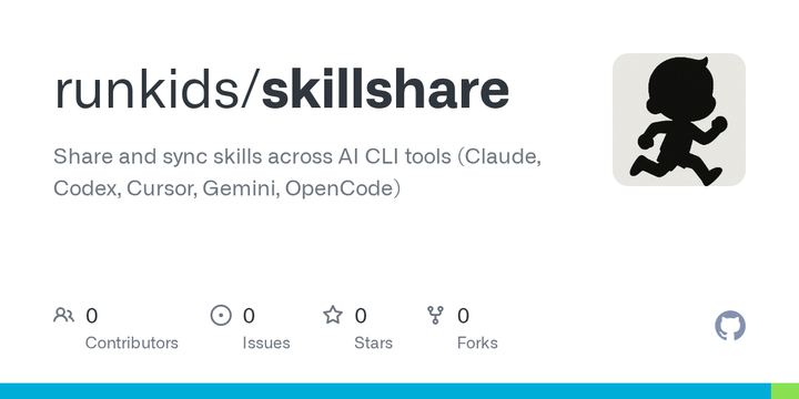 Show HN: Skillshare – Sync skills across AI CLI tools