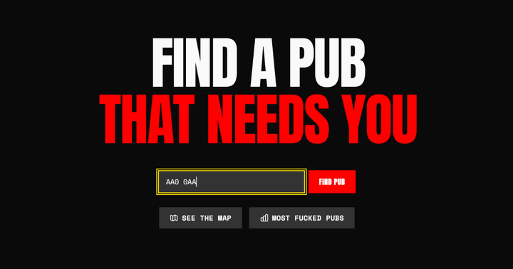 Find a pub that needs you