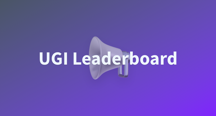 Uncensored General Intelligence (UGI) Leaderboard