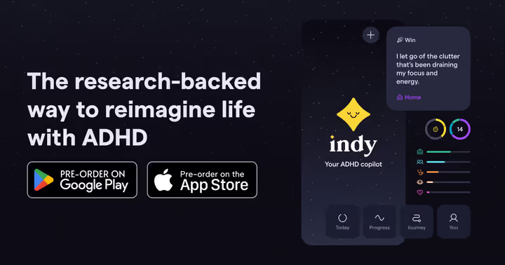 Launch HN: Indy (YC S21) – A support app designed for ADHD brains