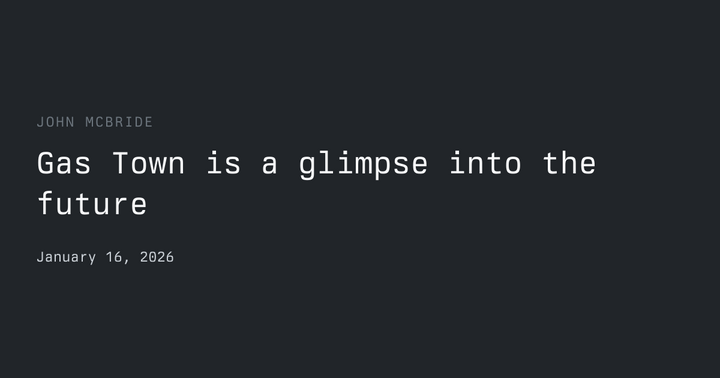 Gas Town is a glimpse into the future