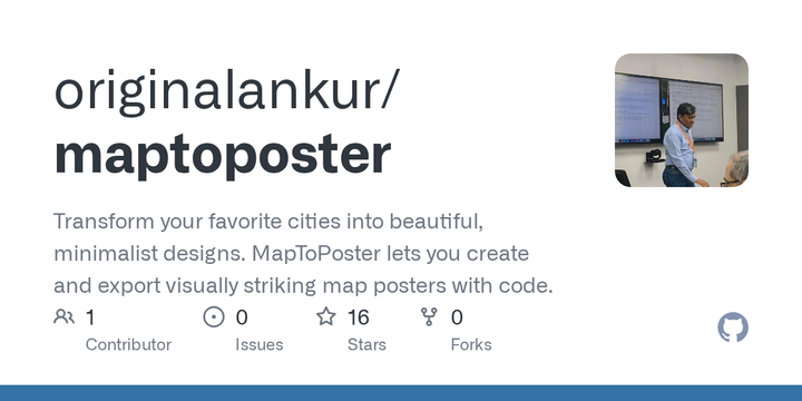 Map To Poster – Create Art of your favourite city