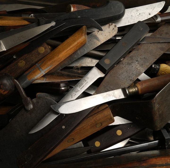 No knives, only cook knives