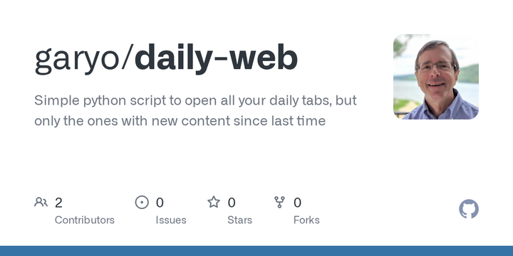 Show HN: Daily-web: your daily-updates web feed