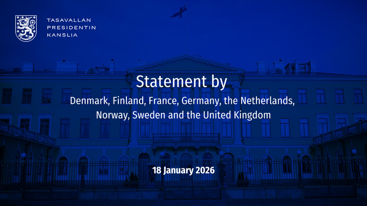 Statement by Denmark, Finland, France, Germany, the Netherlands,Norway,Sweden,UK