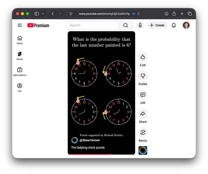 Simulating the Ladybug Clock Puzzle