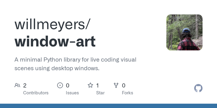 Show HN: A creative coding library for making art with desktop windows