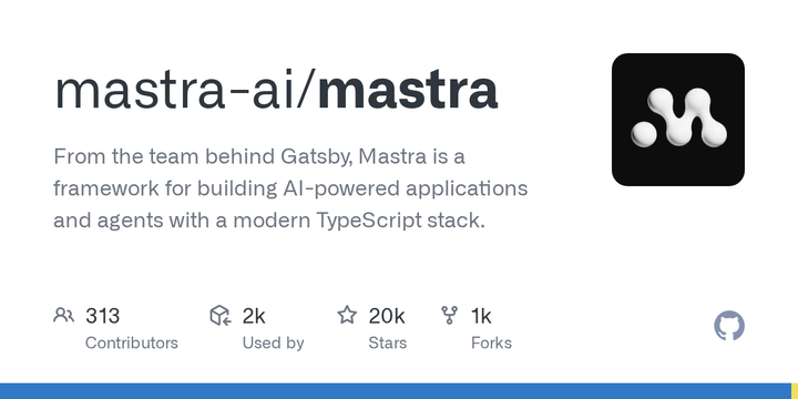 Show HN: Mastra 1.0, open-source JavaScript agent framework from the Gatsby devs