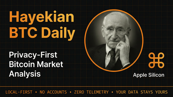 Show HN: Hayekian BTC Daily – a local-first Bitcoin market snapshot CLI