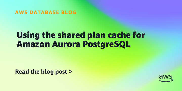 Shared execution plan cache for Amazon Aurora PostgreSQL